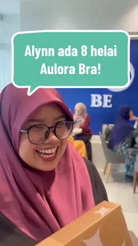 Apa pandangan Alyn,seorang GenZ yang dah ada 8 helai Aulora Seamless Bra?  Memang bijak Alyn ni ❤️