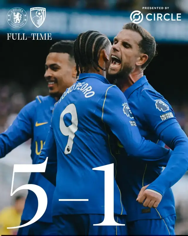 🚨🔵 FULL TIME: CHELSEA 5–1 BOURNEMOUTH! 💙🔥 Na who talk say Chelsea no sabi play ball again? 😂😭 5 goals! 3 points! Pure domination! 💪💙 Henderson cook am 🍳🔥 João Pedro deliver am ⚽💥 The Blues scatter everywhere! 😭🤣 CHELSEA IS BACK! 💙🔥 Small warning to the Premier League: when Chelsea wake up, everywhere go scatter! 😂💀 💙 KTBFFH! 💙 #ChelseaWahala #CFC #ChelseaFC #PremierLeague #BlueIsTheColour