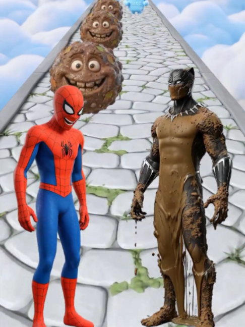 Spider-Man 🕸 vs Black Panther | Amazing Cartoon 😂 | Cartoon challenge for Kids 😊 | Videos infantiles paranoños cartoonfun #infantiles #paraniños #kidsvideo #cartooncharacter #kidscartoon