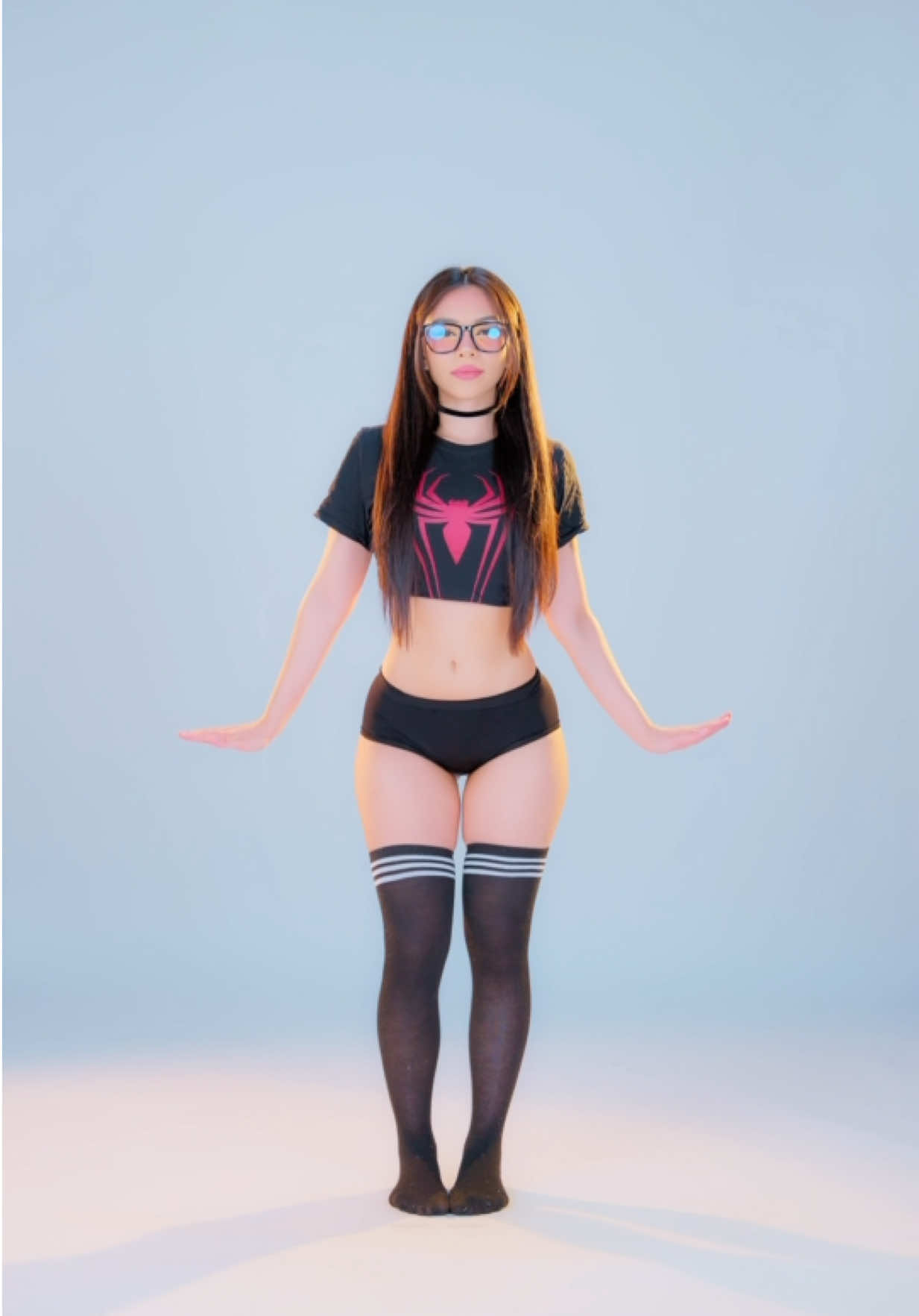 Blink and you’ll miss it 🕸️🕷️❤️ spidersuit from @WAIFORIA 