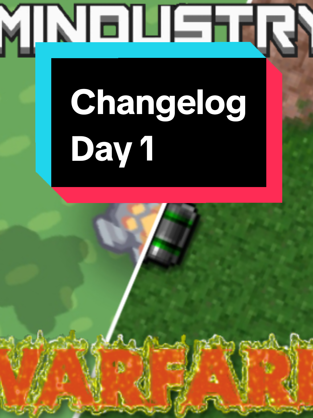 Day 1. The sounds were also modified but, by mistake, were not recorded. #mindustry #rustedwarfare #changelog #crawler 