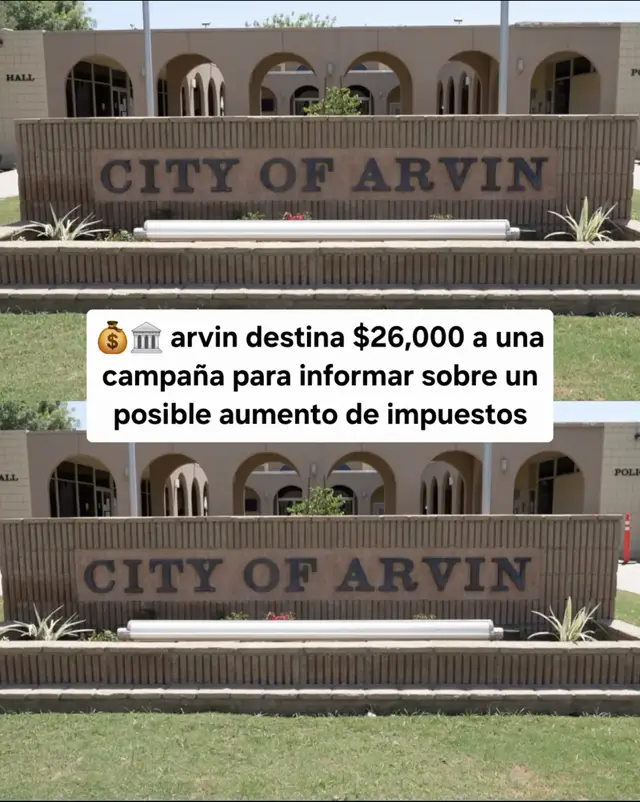 💰🏛️ arvin destina $26,000 a una campaña para informar sobre un posible aumento de impuestos 📍 Arvin, California 🤔 ¿Crees que un impuesto adicional de un centavo ayudaría a mejorar la ciudad o representaría una carga más para las familias? 🗳️ Una decisión del Concejo Municipal de Arvin está generando atención después de aprobar 26,000 dólares para contratar a una empresa encargada de informar a los votantes sobre la Medida H, una propuesta que busca aumentar el impuesto sobre las ventas en un centavo. 💵 El contrato fue otorgado a William Berry Campaigns en junio. Sin embargo, el trabajo no se limitaría únicamente a explicar la propuesta, ya que también contempla promover apoyo para la medida. 📌 La propuesta será importante para los residentes que quieran conocer cómo podría afectar sus compras y qué implicaciones tendría para la comunidad. 🛒 Si se aprueba el aumento, los consumidores pagarían un centavo adicional por cada dólar de compra sujeto a ese impuesto. 📢 ¡SÍGUEME PARA ESTAR AL DÍA! 📰🔥 Gracias por apoyar mi contenido. 🙏♥️ #Arvin #California #Noticias #Impuestos #medidah 