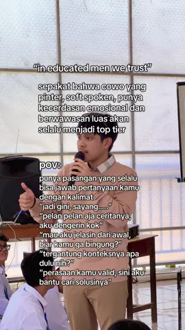 jangan jadi cowo bingung #education #smartguy #toptier 