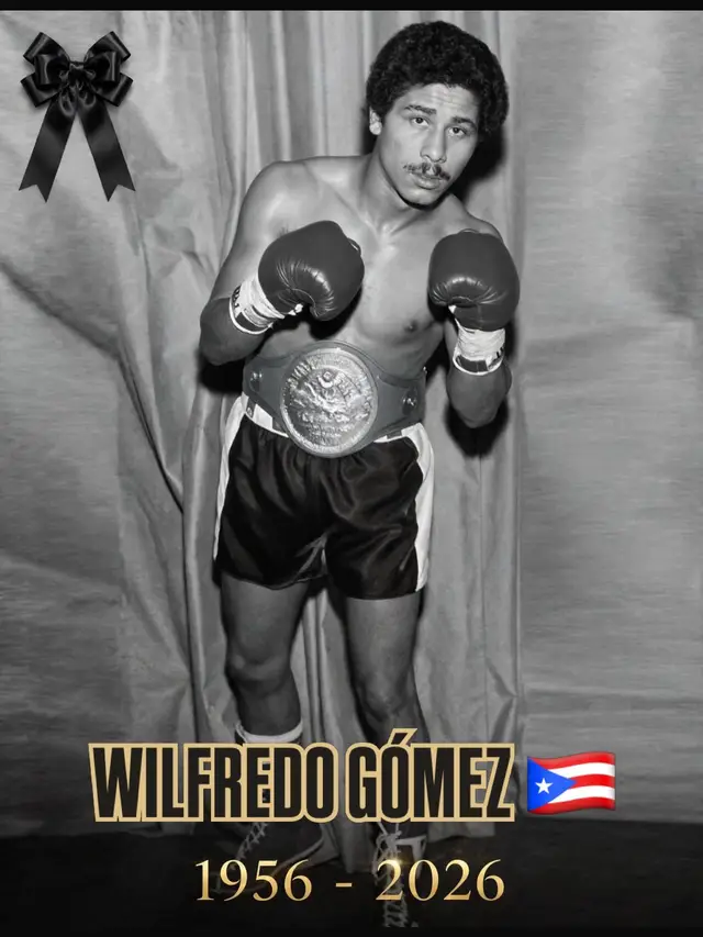 REST IN PEACE THE LEGENDARY WILFREDO ‘BAZOOKA’ GÓMEZ 🇵🇷 The three-time world champion passed away at the age of 69 in his native Puerto Rico following health complications. Boxing is in mourning 🥊