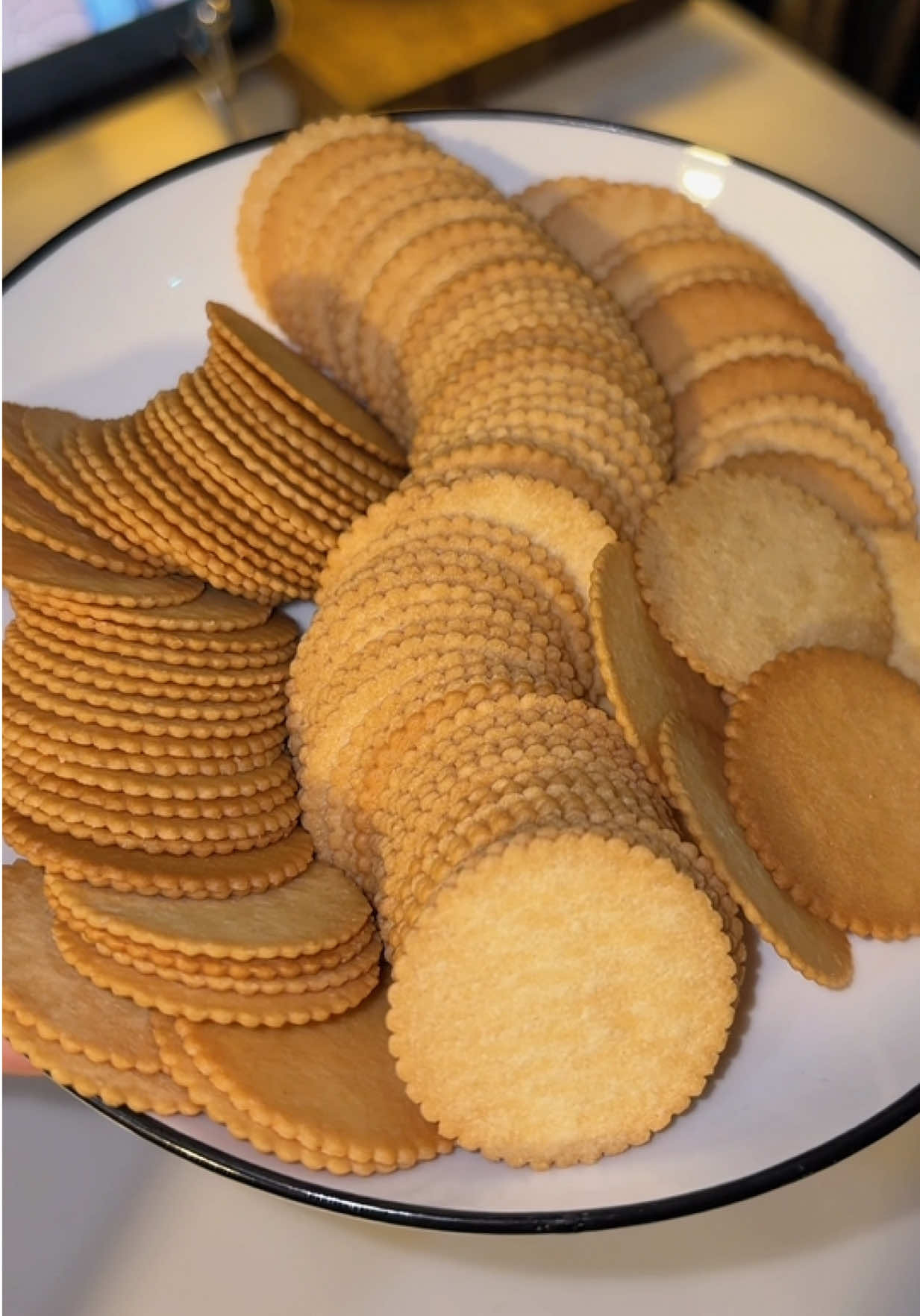 Bánh Quy Giòn Vị Hẹ Đồ Ăn Vặt #banhquy #banhquydongtien #banhquyvihe 
