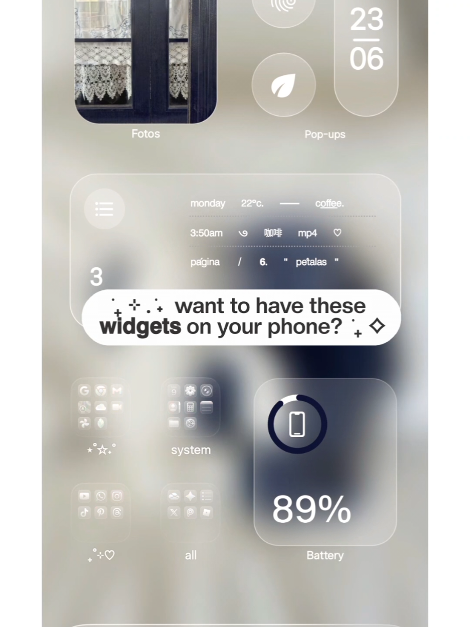 LIQUID GLASS WIDGETS ONE UI 8.5! ✨️ #lockscreen #viral #homescreen #ios #samsung 