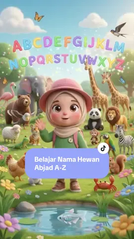Belajar Nama Hewan Abjad A-Z #namahewan #belajarnamahewan #videoedukasianak #hewansesuaiabjad 