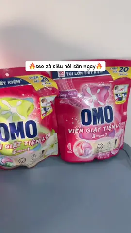 Viên giặt Omo chỉ 1 viên đã bao gồm cả giặt, xả, tẩy. 3 trong 1 siêu tiện lợi #omo #hoptaccungunilever #UnileverSuperBrandDay #UnileverVietnam #salegiuathang 