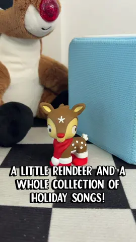 Christmas gifts for Toniebox kids! 🦌🎄 The holiday Reindeer Tonie is such a cute addition to a Christmas Tonie collection, with festive audio entertainment for little listeners. A fun stocking stuffer idea for Toniebox families! #ReindeerTonie #Tonies #ChristmasTonies #stockingstufferideas 