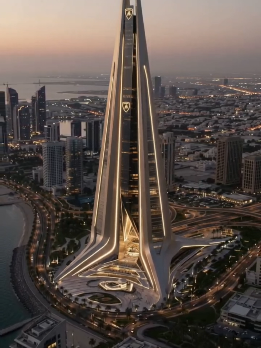 🌎#LuxuryLifestyle #DreamCity #CityTasteTest #FutureArchitecture #BlackAndGold 