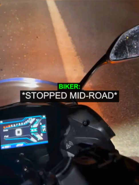 Heartbroken Biker Cries Alone Because Boys Aren't Allowed