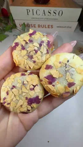 Bánh yến mạch khoai lang tím #banhyenmach #banhkhoailang #banhkhoaitim #anvat #mebechinsu 