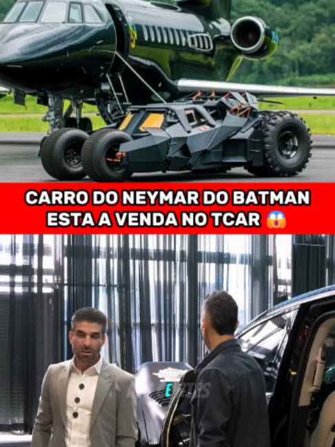 @netaobombeef1 CARRO DO NEYMAR DO BATMAN ESTA A VENDA NO TCAR 😱 #netaoclipfy #netaobombeef #clipfyleague #neymar #batman