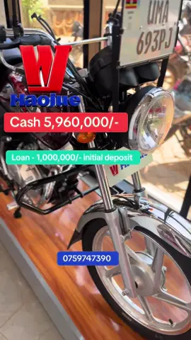 Get your haojue motorbike on both cash and loan….. For more info call 0759747390 #motorcycle 