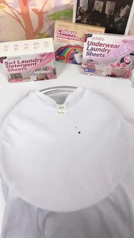 Still struggling with stubborn stains? Everyone is now using the new AOMEE laundry tablets to wash their clothes. #AOMEE #laundrydetergent #asmr #tiktokshop #fyp 