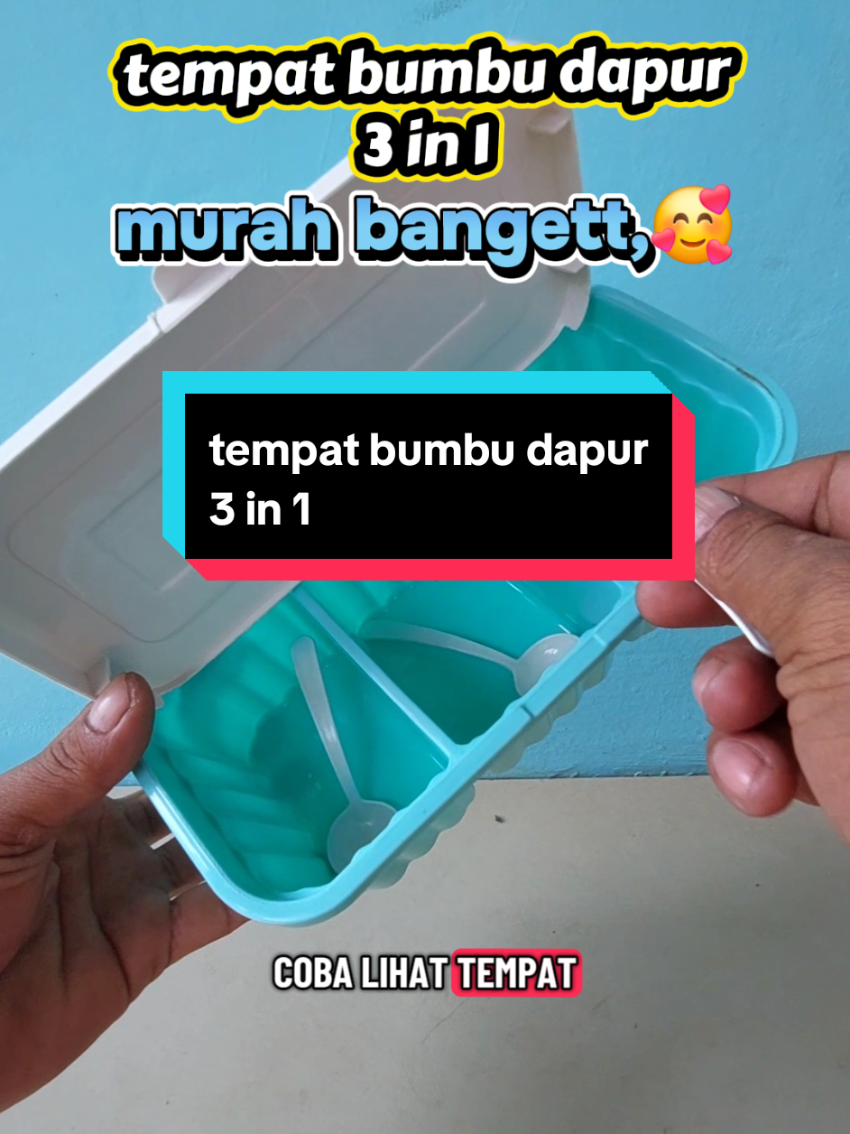tempat bumbu dapur 3 in 1.cocok banget untuk tempat garam,gula,penyedap atau bumbu dapur lainnya👍#tempatbumbu #tempatbumbudapur #wadahbumbu #wadahbumbudapur #tempatbumbu3in1 