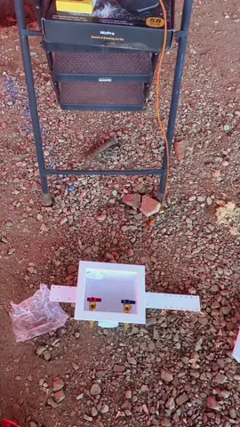 washing machine outlet box  #plumbing 
