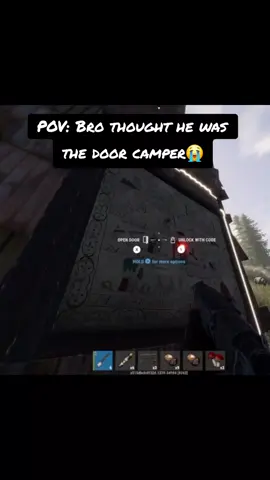 Door camping is an art 🎨  -- -- Video credit ~ @twomuchh8  #fypシ゚viral  #fyp #rust  #xyzbca  #cbandzferrari