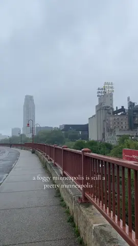 A little fog makes Minneapolis feel extra magical. 📍Stone Arch Bridge #minneapolis #minnesota #exploremn #mntravel #twincities 