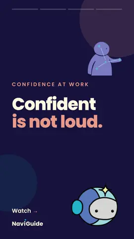 Confident is not loud. 🌱 The myth: confident people never doubt themselves. The truth: steady is not the same as sure. Confidence is how fast you recover. NaviGuide creates your User Guide from a 10-minute quiz, including what happens to your confidence when you speak up, make a mistake or get challenged. Link in bio. #Confidence #CareerGrowth #WorkplaceCulture #WorkStyle
