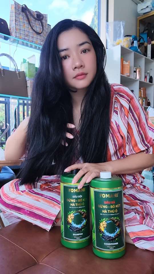 Gội xã 1600ml #goixayomani #combogoixa #lamtoctainha #vietdamile 
