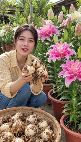 Củ giống hoa ly kép #lykep #hoaly #cuhoaly #hoalykep 
