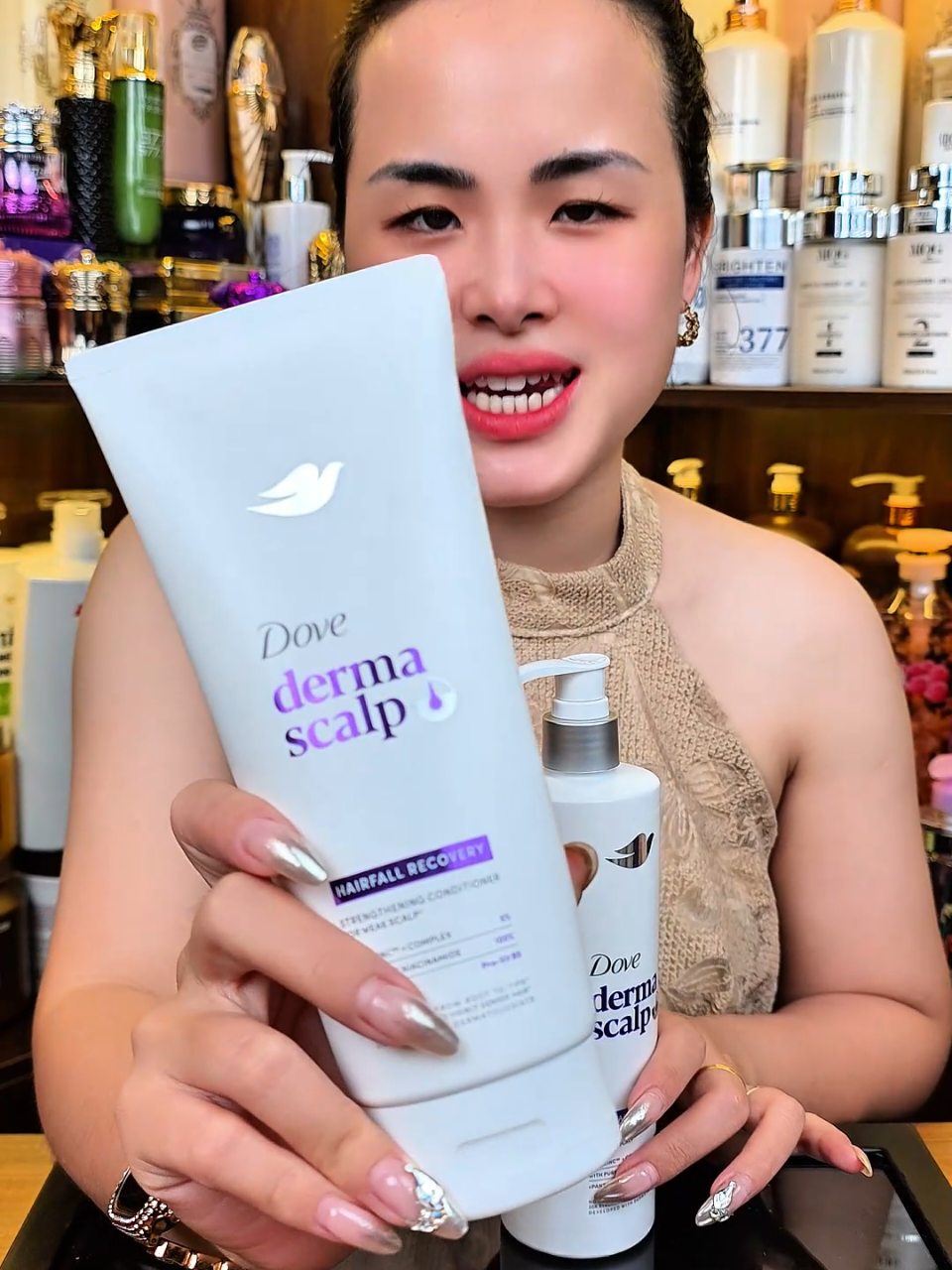 Combo Gội Xả Cao Cấp Dove Chuyên Phục Hồi Tóc Hư Tổn #lansusam 