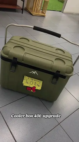 Cooler box 40L upgrade  #wthb  #campinglife  #barangcamping  #healing  #coolerbox 