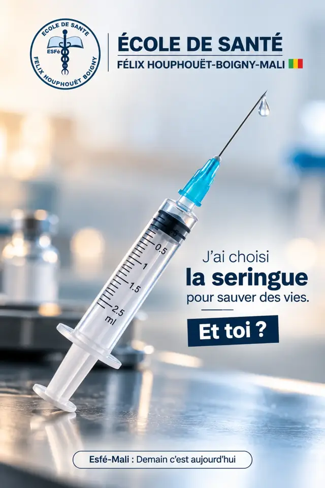 ÉCOLE DE SANTÉ FÉLIX HOUPHOUËT-BOIGNY MALI 🇲🇱 RÉGIONS : Bamako Djelibougou, Bamako Moribabougou, Bamako Sangarébougou, Bamako Kalaban coura, Bougouni, Ségou, Koutiala, Koulikoro, San, Sikasso 1, Sikasso 2, Kayes, Mopti (Sevare), Kadiolo, Rusta côté d'Ivoire (Abidjan), koro FILIÈRES  CYCLE SUPERIEUR LICENCE BAC OU DIPLÔME TS OU BT + 3 ANS Infirmier D'état  Sage Femme  Biologie Médicale  Nutrition Santé Environnementale CYCLE SECONDAIRE (3 ANS OU 2 ANS) DEF OU BEPC Santé Maternelle Infantile  Technicien Labo Pharmacie  Infirmier Santé Publique  Technicien Santé Communautaire Auxiliaire Infirmier  Auxiliaire Puériculture CYCLE PRIMAIRE (2 ANS OU 1 AN) Niveau DEF OU BEPC Employé de Pharmacie  Agent de Santé Communautaire  Matrone  Aide soignant SUPÉRIEUR MASTER  Biologie Médicale Epidémiologie Gynécologie Obstétrique Médecine d'Urgence Odontologie  Santé Sexuelle et reproduction  Manager en Santé Pédagogie en  Santé  Pédiatrie Et Autres  #togolais228🇹🇬  #senegalaise_tik_tok  #cotedivoire🇨🇮  #burkinatiktok🇧🇫🇧🇫🇧🇫❤️  #visibilité 