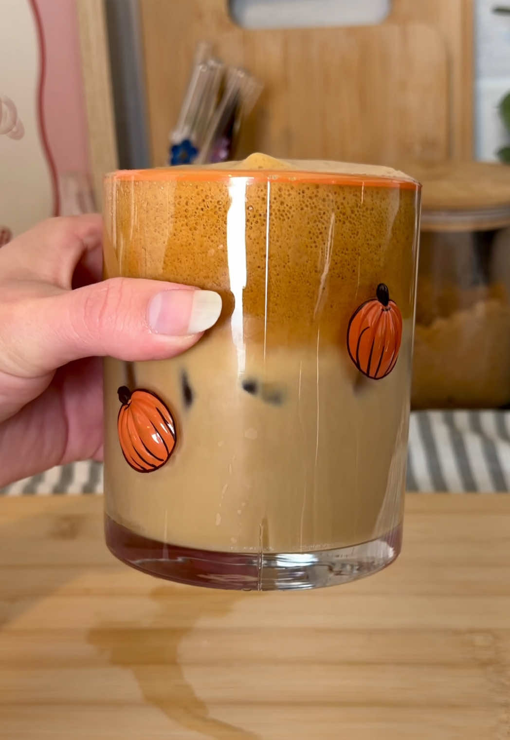 Brown sugar and maple syrup whipped coffee  #coffee #restock #icedcoffeeathome #coffeerecipe #coffeeathome 