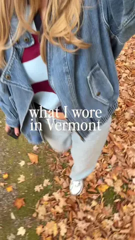 broke out all the fall clothes for this trippp  #fall #OOTD #vermont #fallfashion 