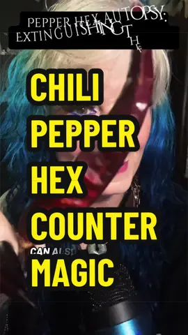 Chili pepper hex counter magic working courtesy of #maqlysis and The Blue Bodhi. Counter magic is way easier than you guys realize. I teach this and yes, you can enroll on my website. ##witch##spellsandhexes##spellsthatwork##witchesoftiktok