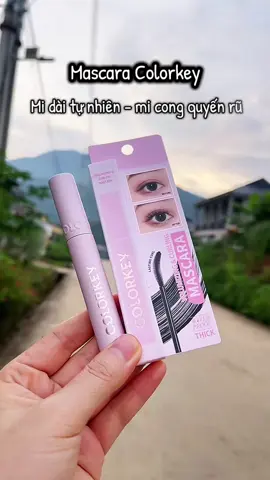 Mi dài tự nhiên - mi cong quyến rũ #thihueshop #xuhuong #mascaracolorkey 