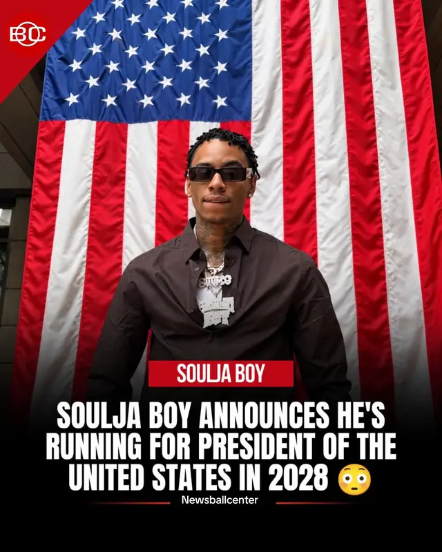 Soulja Boy has announced his ambition to become the first rapper to be President of the United States. What are your thoughts on this? 🤔 #fyp #SouljaBoy #PresidentialRun #RapperPresident #Election2020