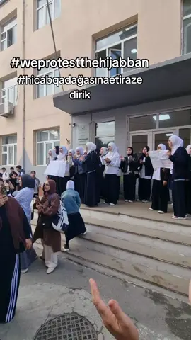 In Azerbaijan, girls and teachers who wear the hijab are being told to choose between their beliefs and their education. We are opposed to this./ Azərbaycanda hicablı qızlaradan və müəllimlərdən inancları və təhsilləri arasında seçim etmələri söylənir.Biz buna qarşıyıq#freedom #hijabfreedom #education #hijabistudent #global 