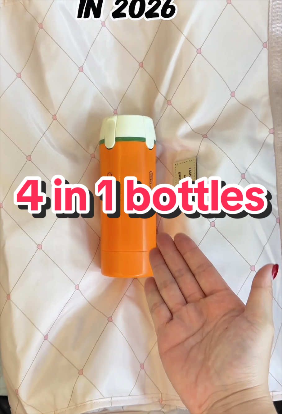 This saved so much space in my luggage✈️ #4in1travelbottle  #travelessentials  #packinghacks #tiktokshop #tiktokmademebuyit 