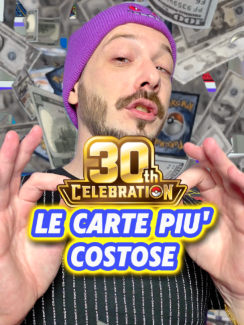 Le 10 CARTE più COSTOSE del 30esimo ANNIVERSARIO 🤑 Pokémon 🔎 Tutte le carte sono state tracciate su @cardholo.app #pokemon #pokemontcg #cartepokemon #pokemonitalia #cardholo