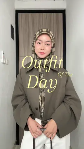 Hijab pattern? Why not 🫶🏻 #outfitcheck #hijabparis #squarehijab 