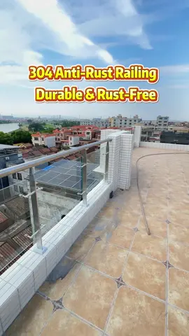 304 stainless railing — rust-proof, strong and built to last! Perfect for humid and coastal weather where ordinary railings rust fast. Custom sizes and finishes, straight from a 22-year source factory. #DIY #HomeImprovement #StainlessSteel #RustProof #Renovation #HomeUpgrade #Ghana #Satisfying #Fyp