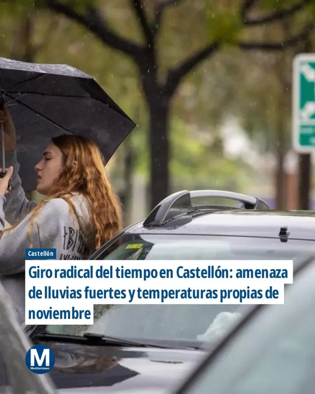 ... propias de noviembre Los modelos meteorológicos apuntan a un cambio importante a partir del sábado 17 de octubre, con precipitaciones que podrían ser intensas en el Mediterráneo y un desplome de las temperaturas de hasta 3,5 grados por debajo de lo habitual