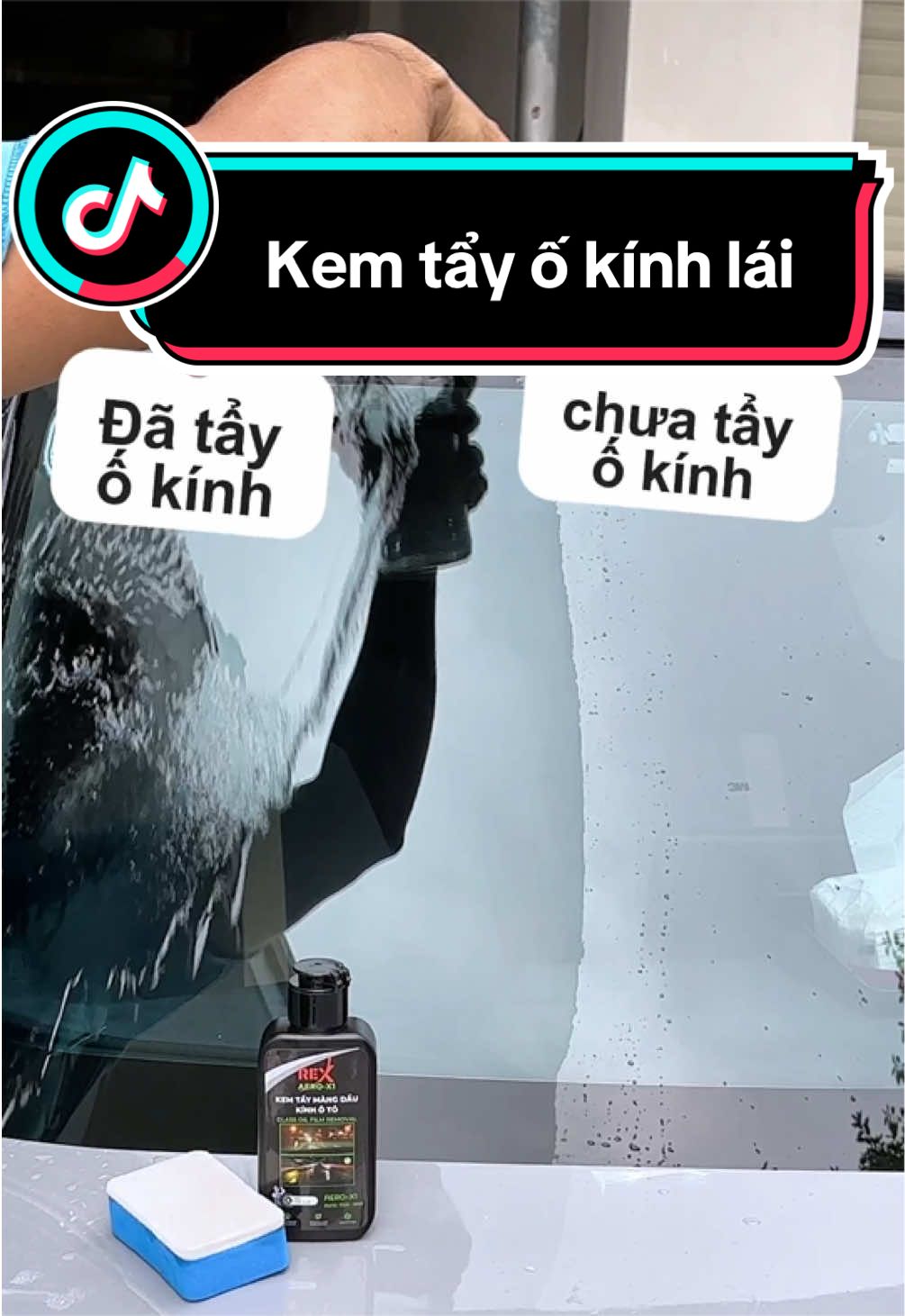 Nên tẩy ố kính lái để cải thiện tầm nhìn lái xe mùa mưa, mà đặc biệt là ban đêm nữa cho an toàn nha #tayokinh #tayokinhlai #tayokinhoto #vesinhkinhoto #tayokinhxehoi 