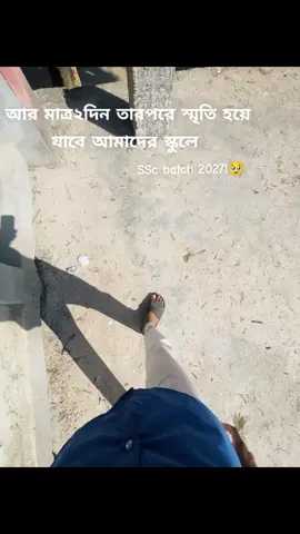 🥹 একদিন স্কুলের গেট দিয়ে বের হয়ে বুঝবো, এই জায়গাটা ছিল আমাদের সবচেয়ে সুন্দর সময়। SSc batch 2027🥹❤️‍🩹