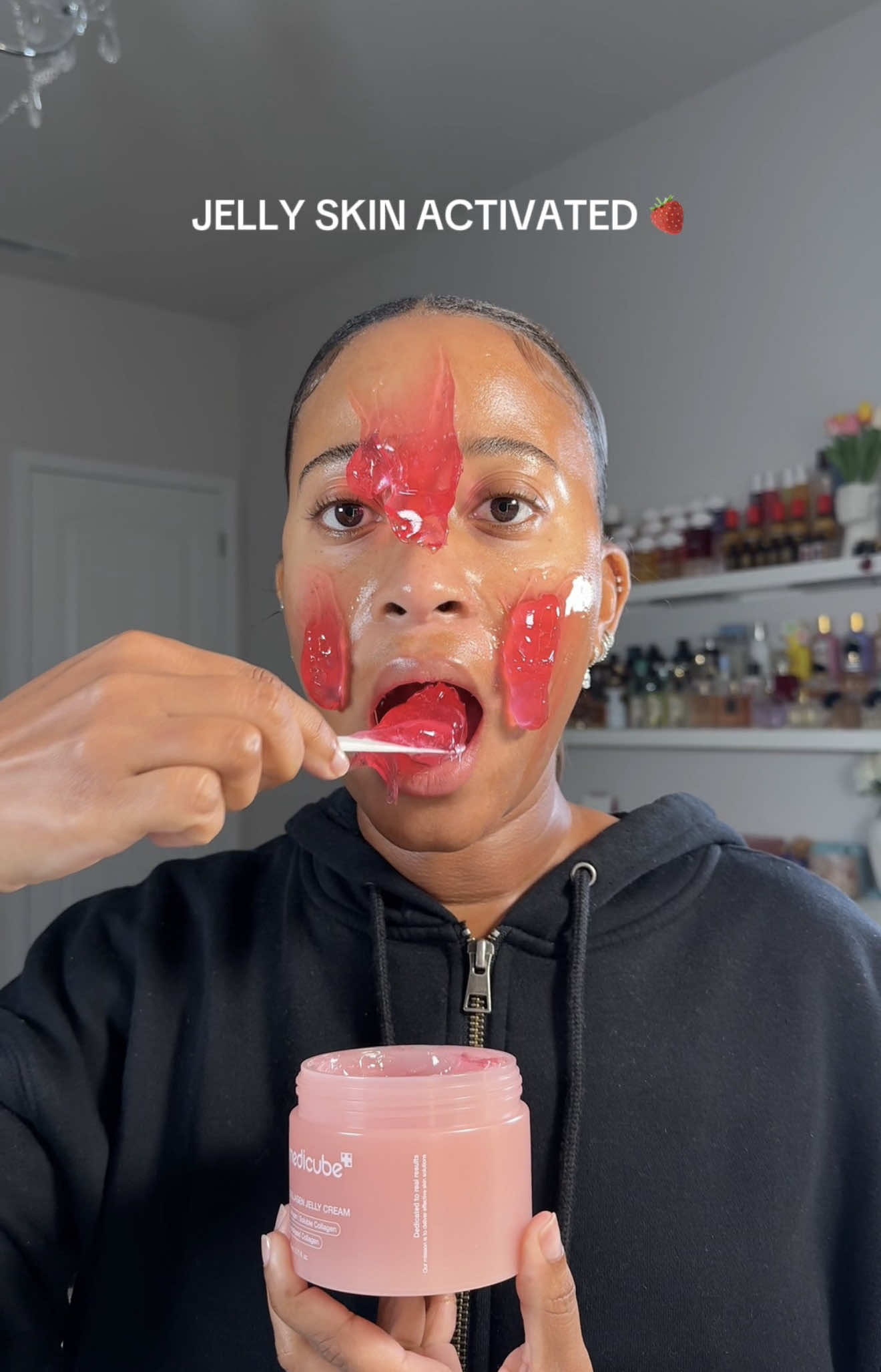Skincare just got juicy 🍓✨ @Curél US Foaming Facial Wash @MakeUp Eraser Cloud clean Daily Face Towels @Biodance Store US Collagen Peptide Jelly Serum Mist @medicube global Collagen Jelly Cream + Booster Pro X2  @NOONI Appleplum lip oil  #skincare #skincareroutine #glow #koreanskincare #kbeauty 