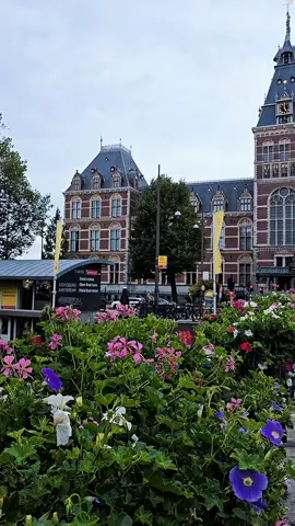 This place looks straight out of a fairytale! 😍🏛️ The stunning Rijksmuseum in Amsterdam 🇳🇱✨ Would you visit? ❤️ #Rijksmuseum #Amsterdam #Netherlands #TravelTok #Europe 