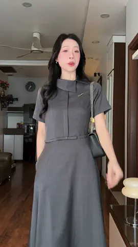 Váy liền là lựa chọn gọn gàng cho những sáng bận rộn #vaylien #vaycongso #xuhuong