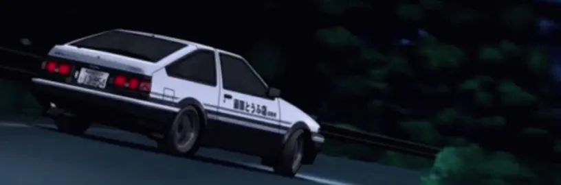 sticker banner initial d