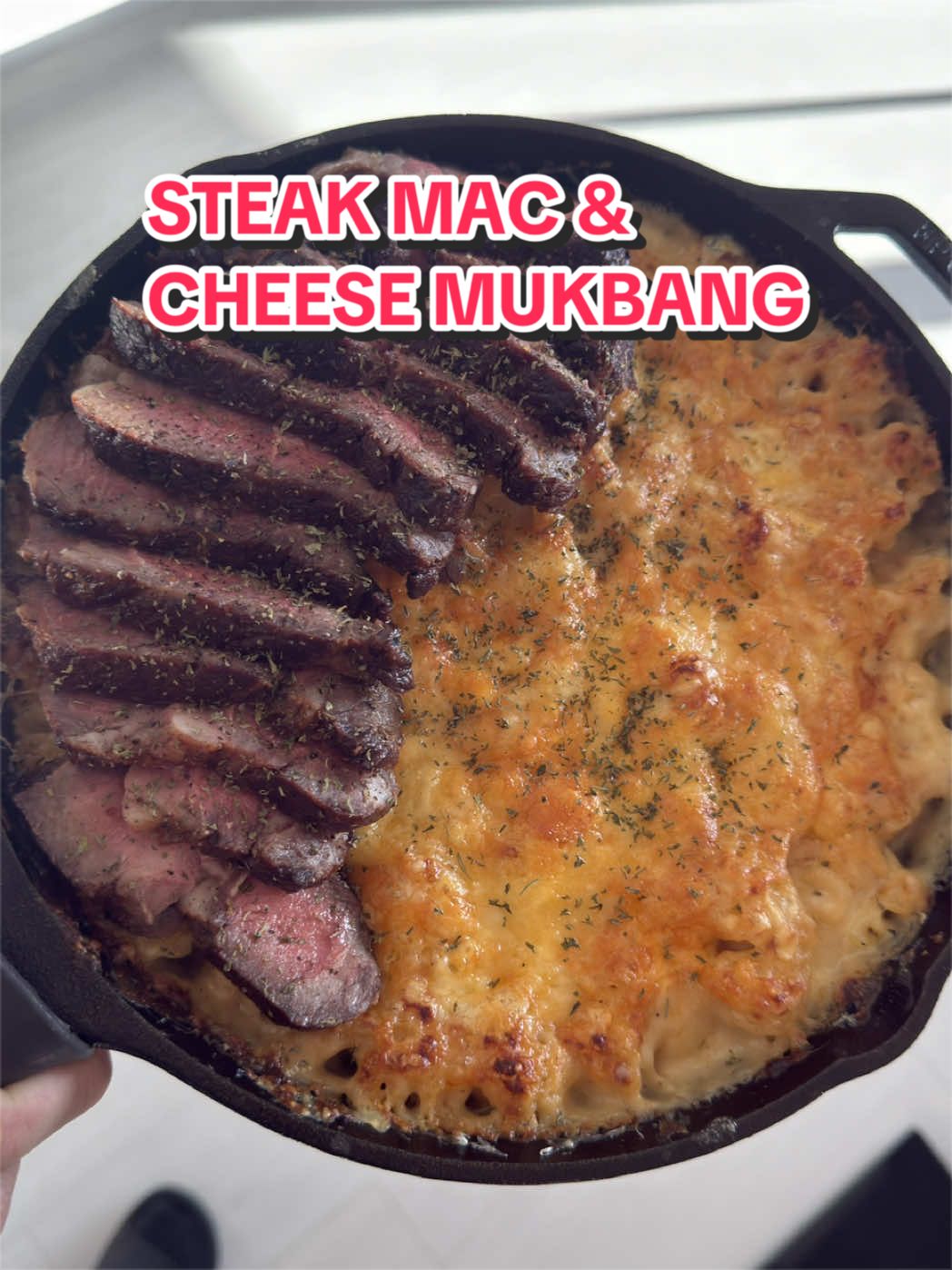 Steak Mac & Cheese Mukbang #steak #macandcheese #mukbangeatingshow #Foodie #foodtiktok 