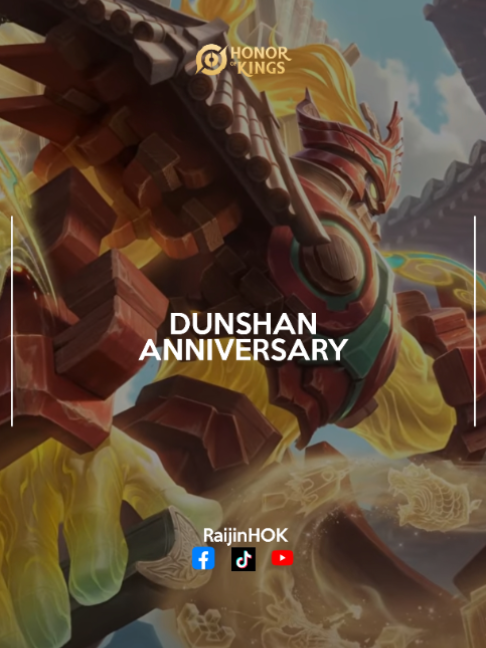 SKIN DUNSHAN anniversary akhirnya di reveal #hok #honorofkings #hokstudio #dunshan