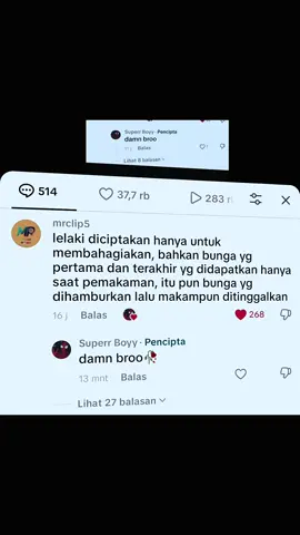 di persilahkan kata kata kalian di kolom komentar Broo? adiosss 🥀@Hansen Vendi Agus 