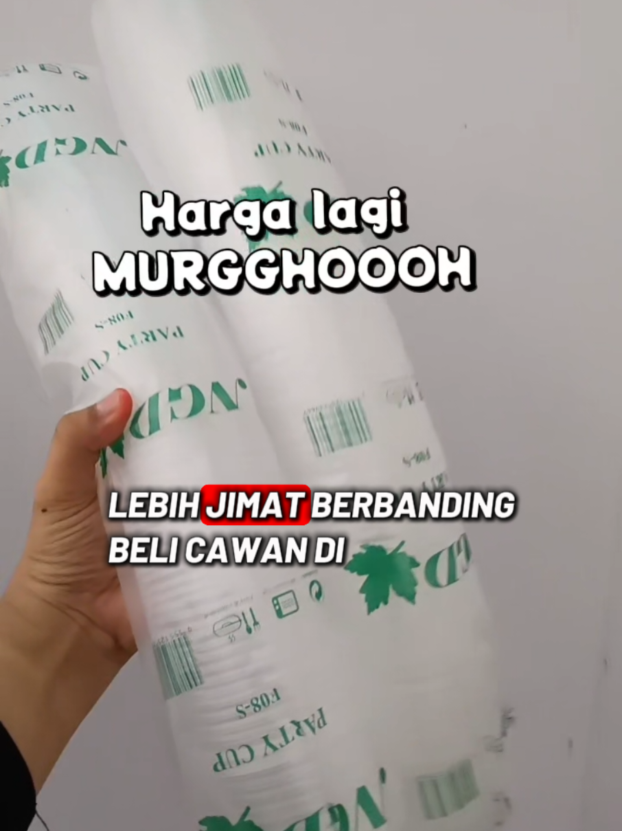 Gelas plastik borong terus mak...#TikTokShop #bismillahfypシ #tekanbegkuningtiktokshop👇👇 #gelasplastik 